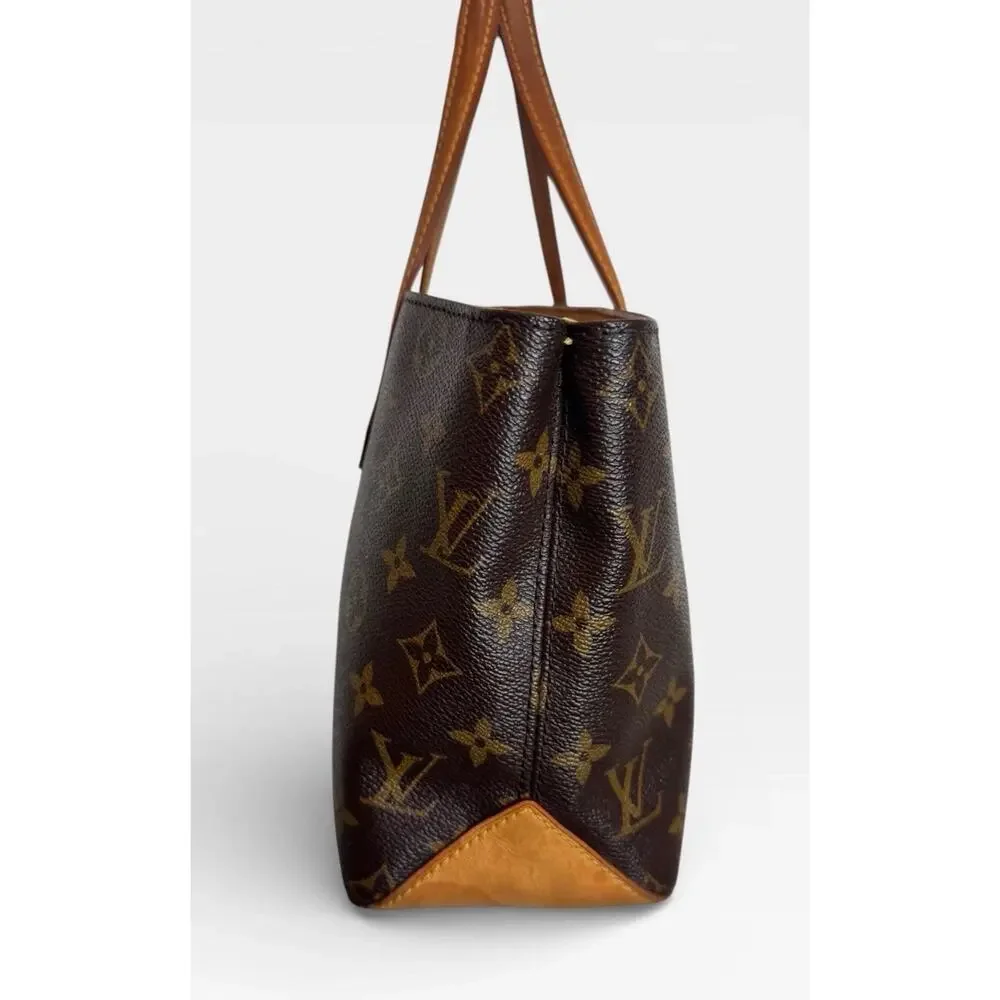 Vtg Louis Vuitton Wilshire PM Monogram Canvas Tote Bag Brown Y2K Preowned - Picture 5 of 16